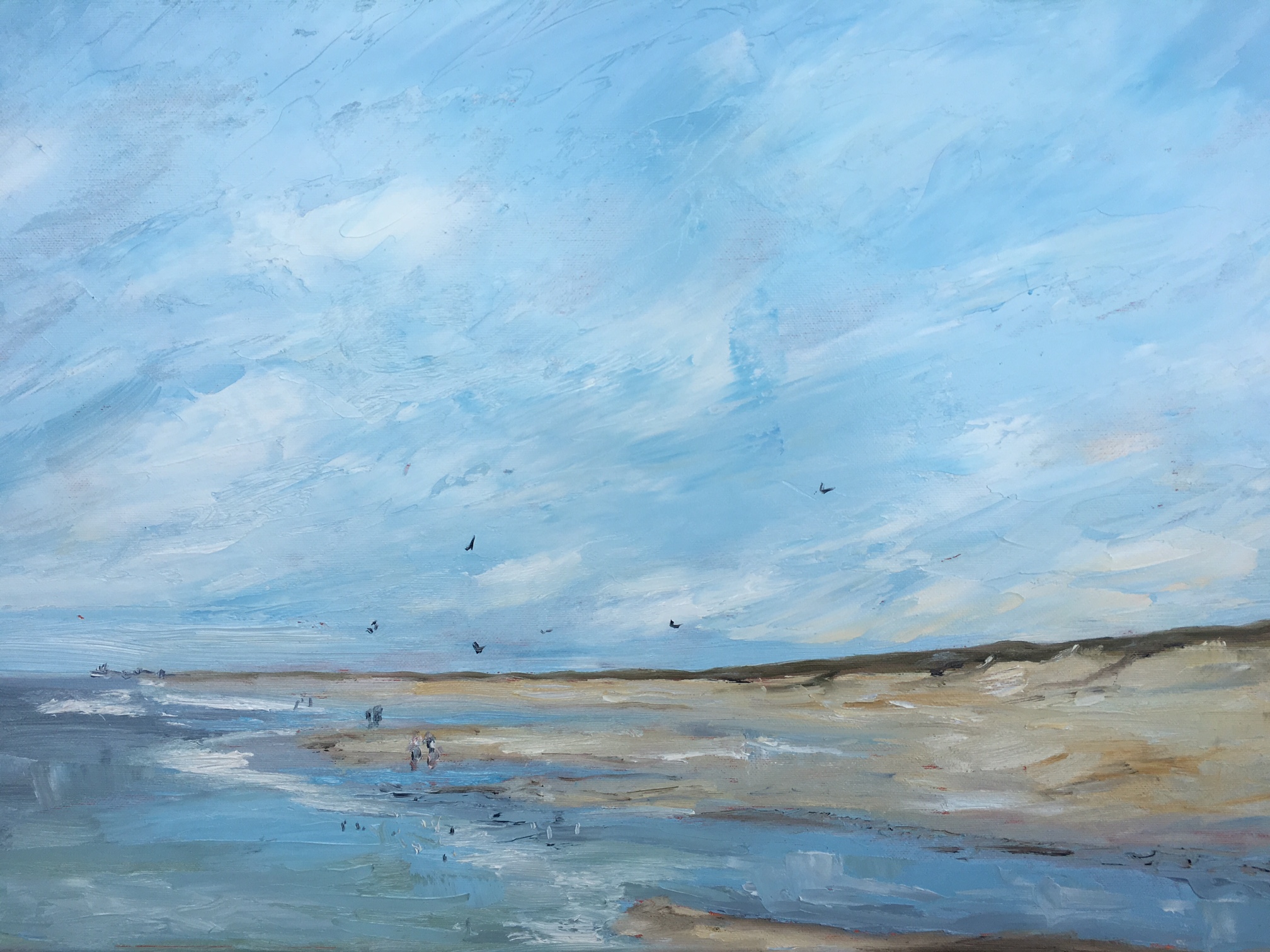 SebasArt-STRAND-BIJ-BERKHEIDE-Olieverf-op-doek-70x50-cm-2019